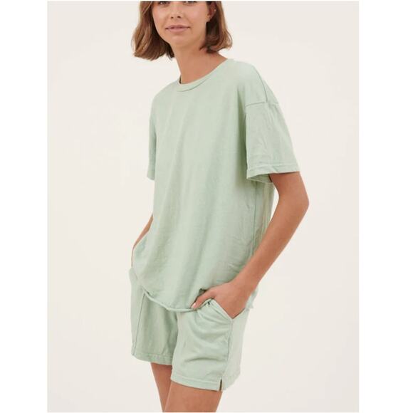 New ASOS NORDSTROM Women's Sage Green Drawstring Waistband Casual Shorts Size 4 - Picture 1 of 8